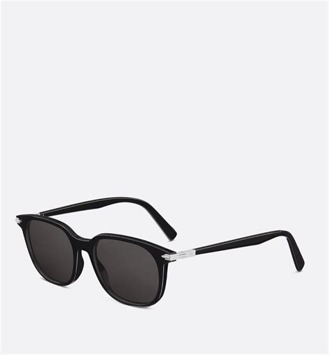 dior m12|DiorBlackSuit S12I BioAcetate Black Square Sunglasses .